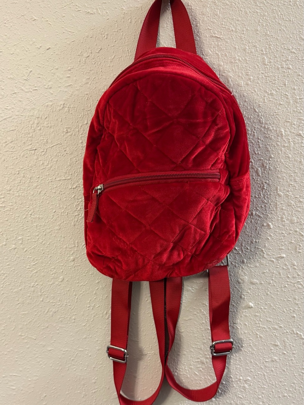Others Follow Quilted Velvet Red Mini